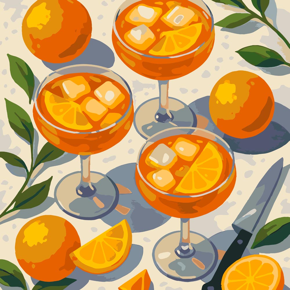 
Paint by Numbers - Citrus Spritz Delight