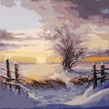 Paint by Numbers – Rolling Hills beneath Soft Sky - by Mariia Sukalova