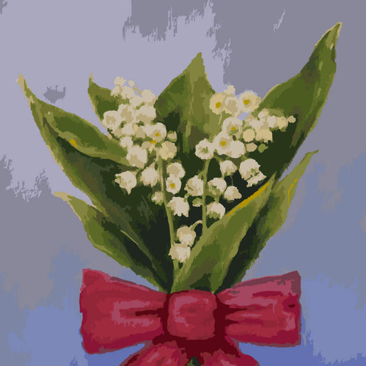 Paint by Numbers – Blooming Meadow at Sunset - by Mariia Sukalova