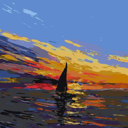 Paint by Numbers – Pink Peonies in a Vase - by Mariia Sukalova