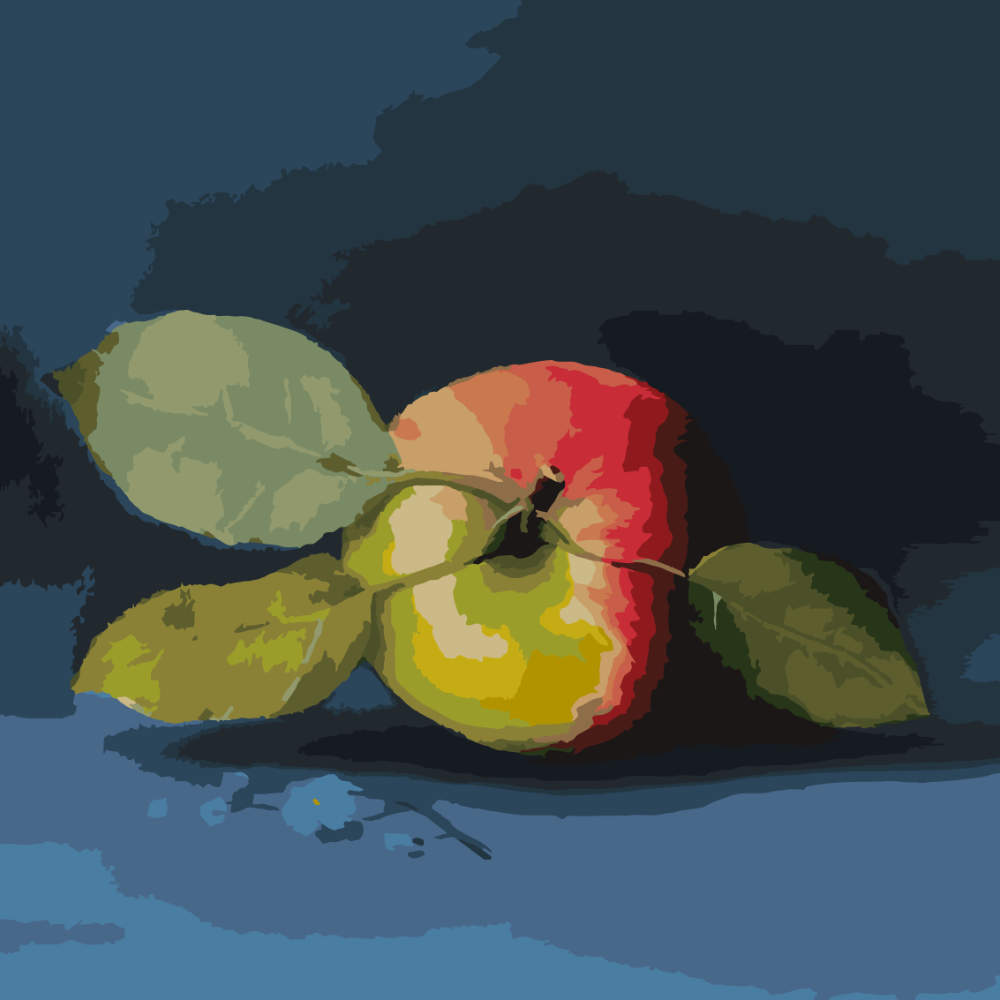 Paint by Numbers - Hill of Blue Flowers - by Mariia Sukalova