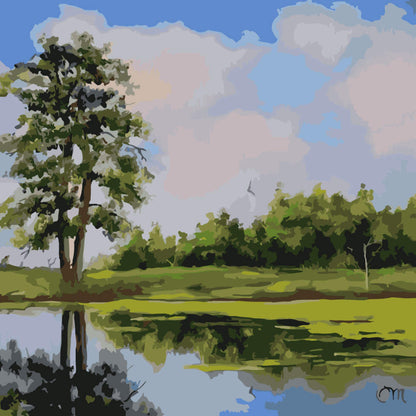 Paint by Numbers - Winter Path through the Mountains - by Mariia Sukalova