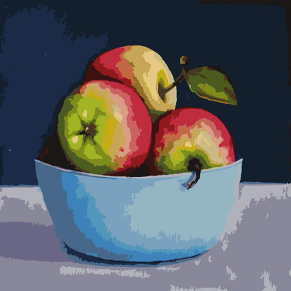 Paint by Numbers - Meadow Stream at Dusk - by Mariia Sukalova