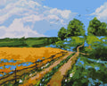 Paint by Numbers - Country Path and Field - by Mariia Sukalova
