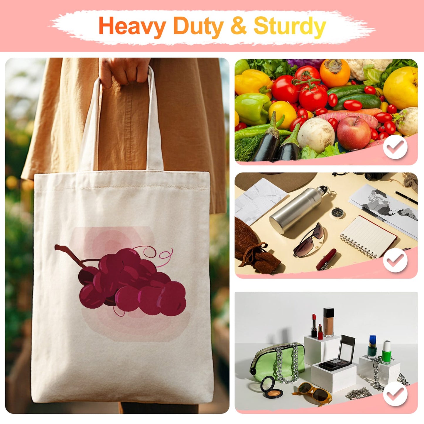 Paint by Numbers - DIY Totebag | Cherries