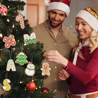 Paint by Numbers – 8 Christmas Ornaments – Gingerbread Cookies & Festive Treats Set