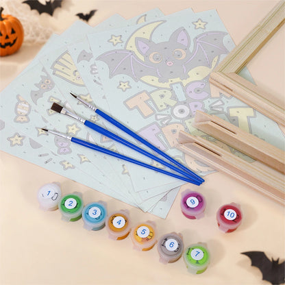 Paint by Numbers – 6 Mini Paintings | Hocus Pocus Comic Lettering Set