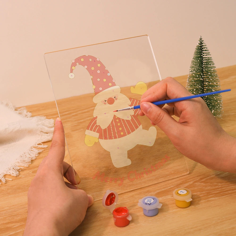 Paint by Numbers - Christmas Light | Dancing Christmas Gnome