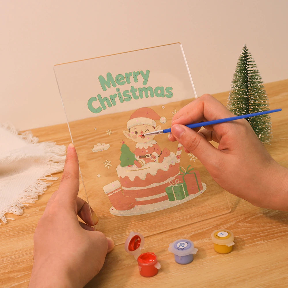 Paint by Numbers - Christmas Light | Little Elf on the Christmas Cake