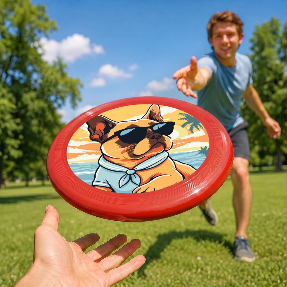
Paint by Numbers - Frisbee | Bulldog on the Beach
