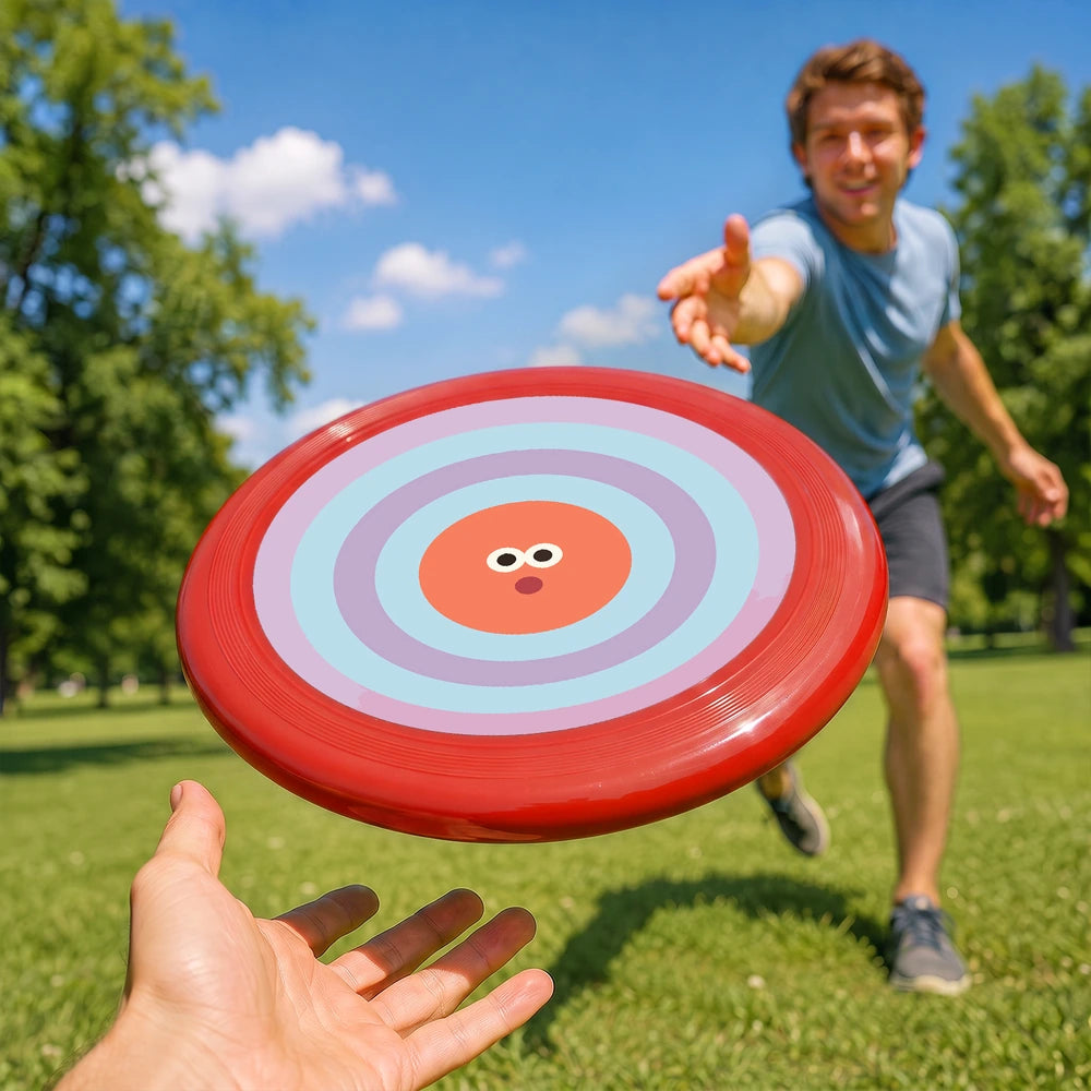 
Paint by Numbers - Frisbee | Bullseye Face in Orange