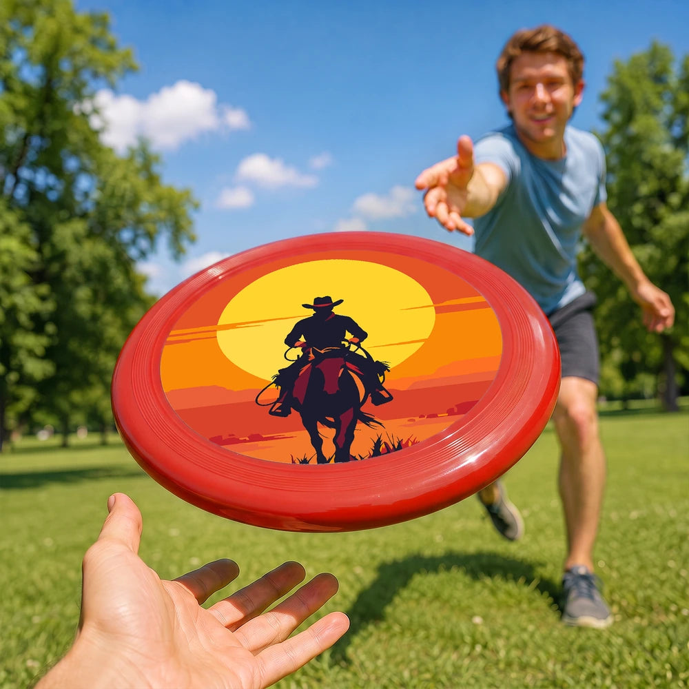 Paint by Numbers - Frisbee | Cowboy at Sunset