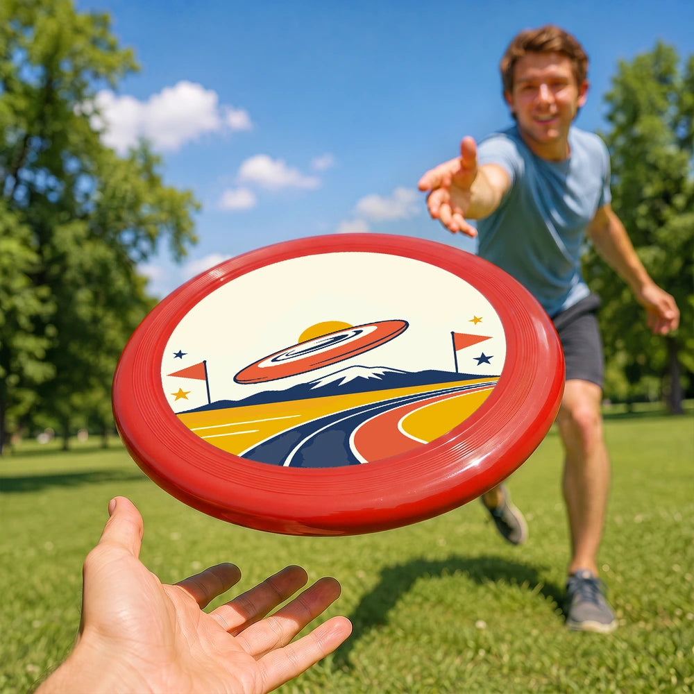 
Paint by Numbers - Frisbee | Flying Disc over the Ramp
