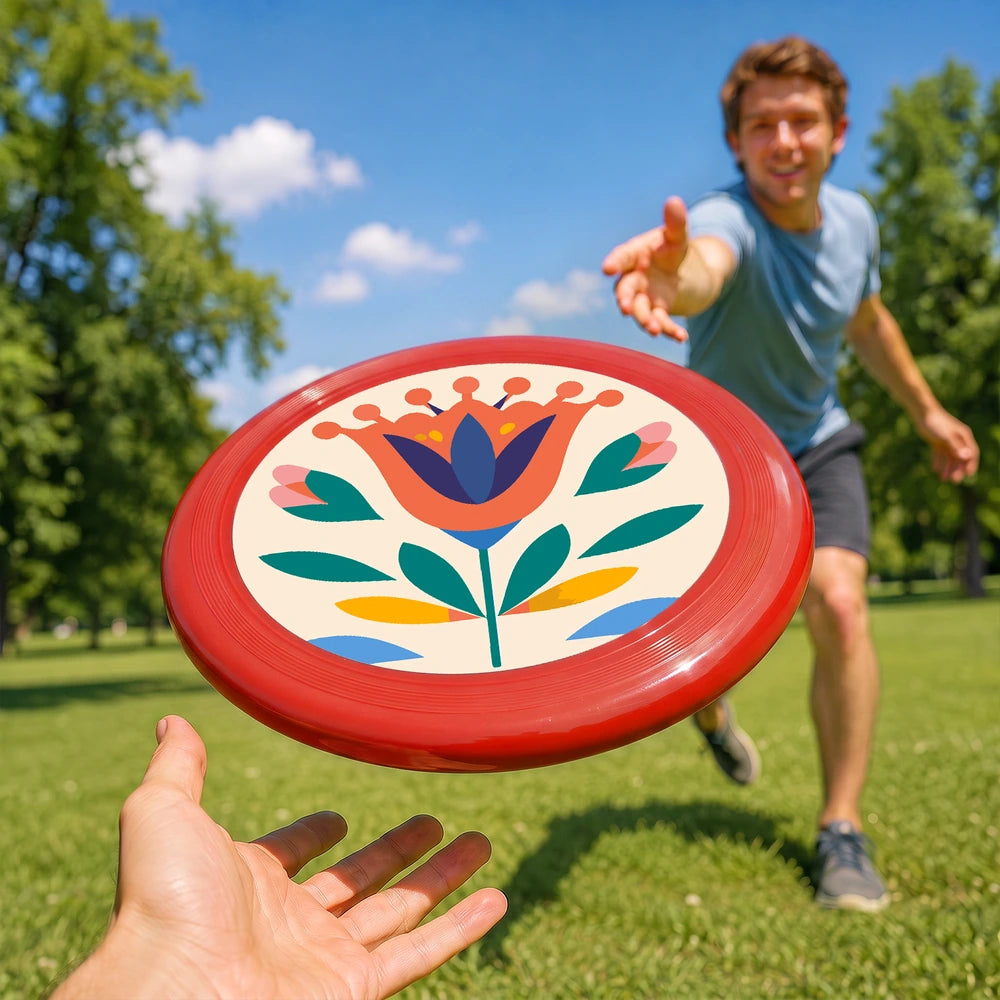 
Paint by Numbers - Frisbee | Folk Bloom in Orange