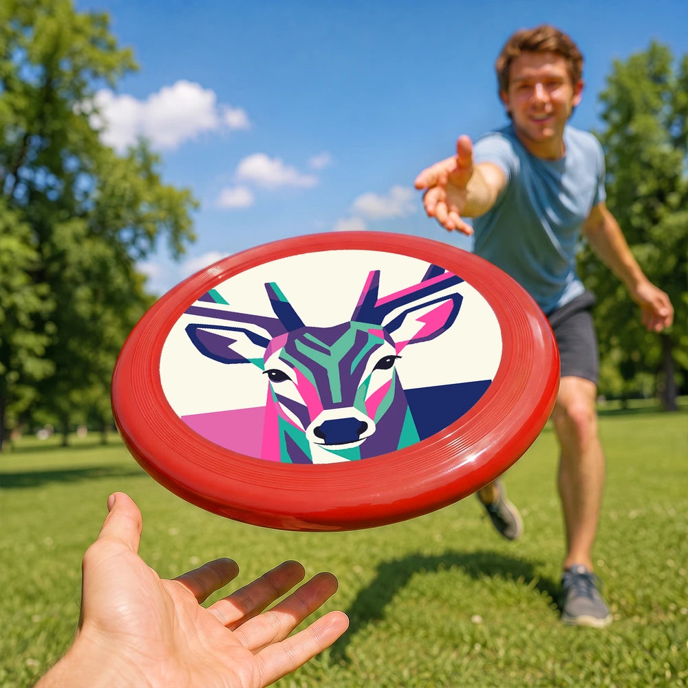 Paint by Numbers - Frisbee | Geometric Deer