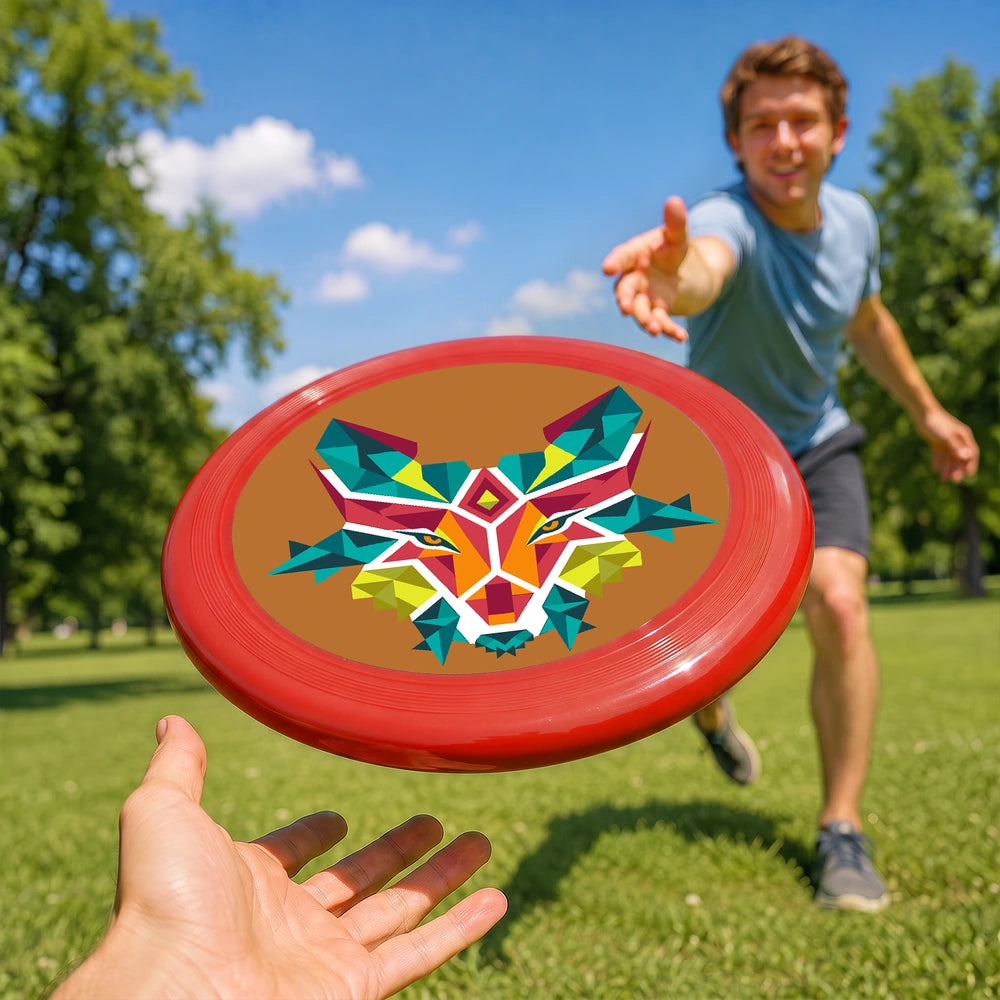 
Paint by Numbers - Frisbee | Geometric Fox