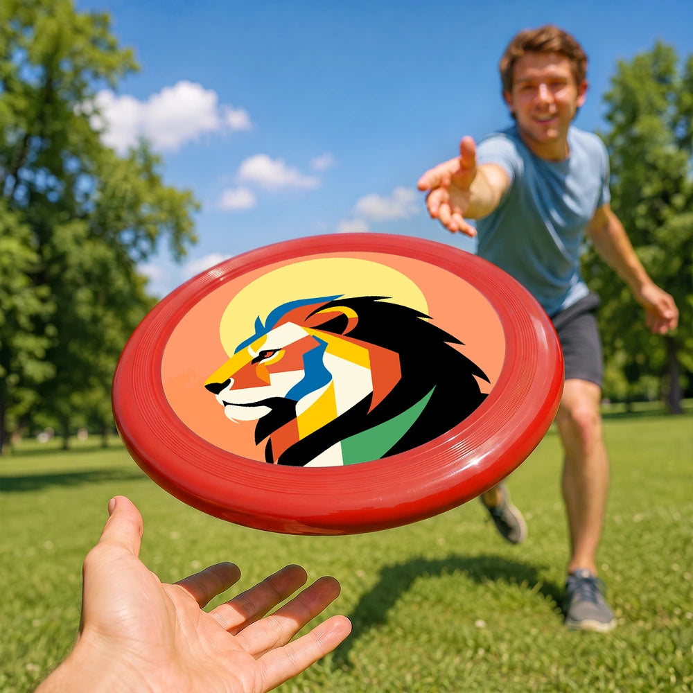 
Paint by Numbers - Frisbee | Geometric Lion