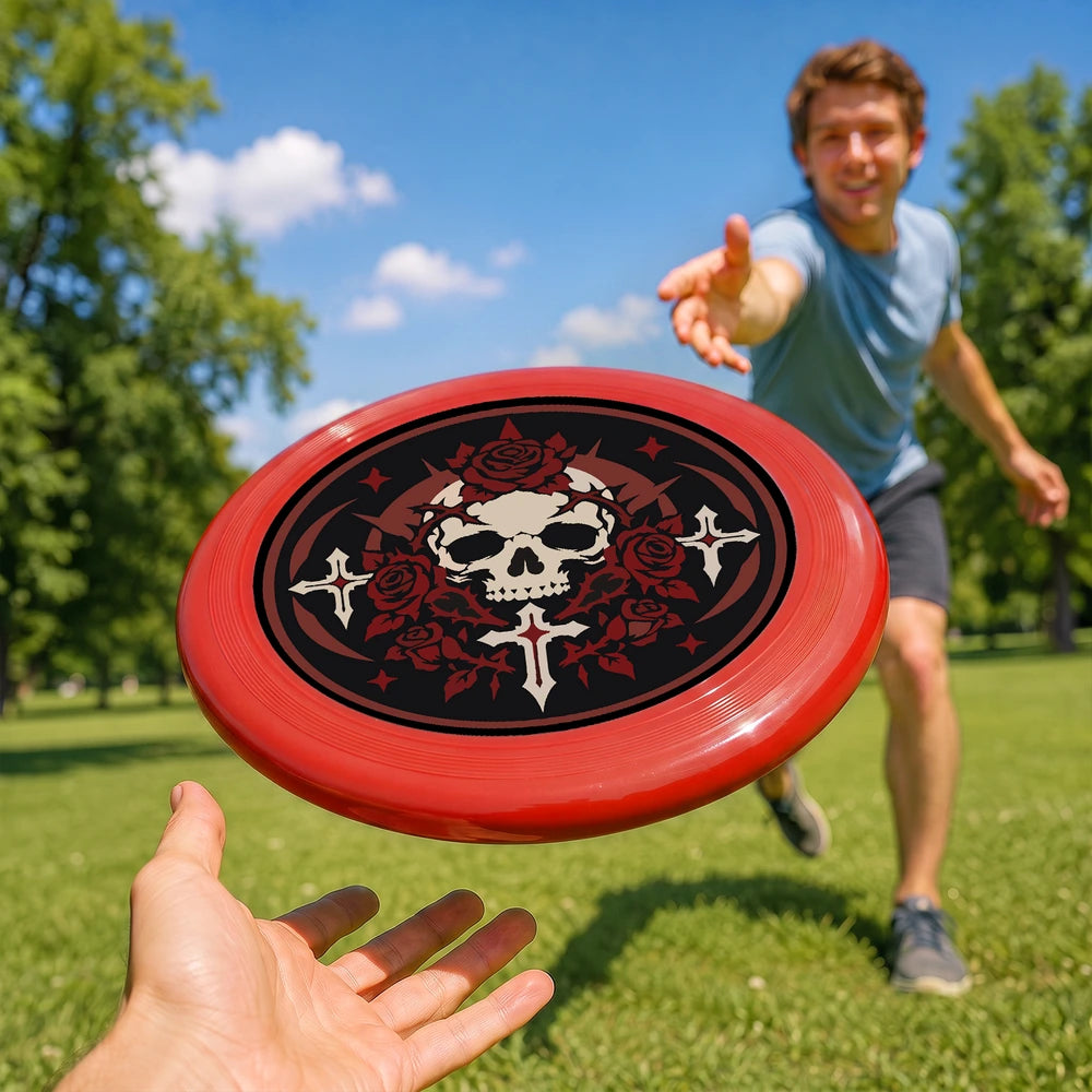 
Paint by Numbers - Frisbee | Gothic Skull Crest