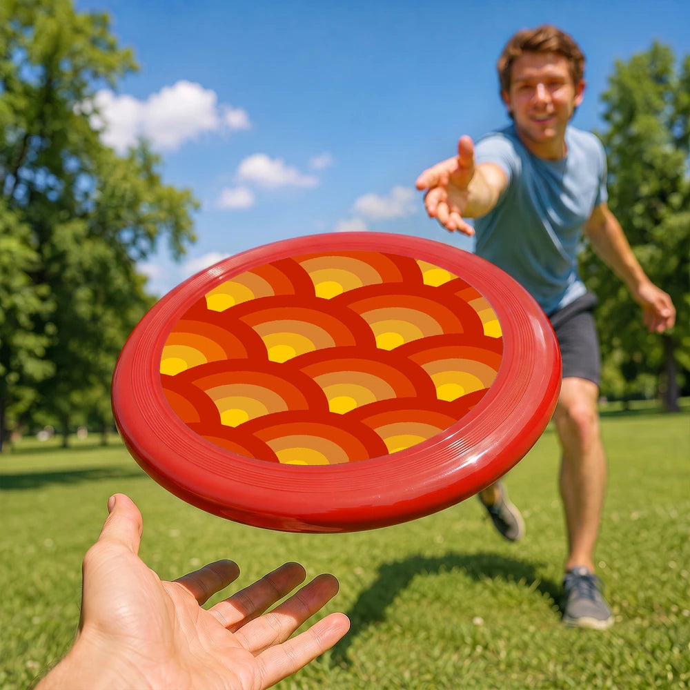 Paint by Numbers - Frisbee | Orange Scale Pattern