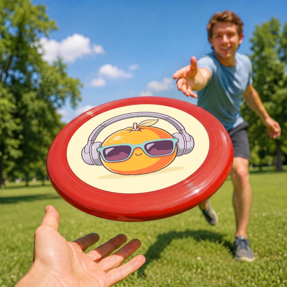 
Paint by Numbers - Frisbee | Orange with Headphones