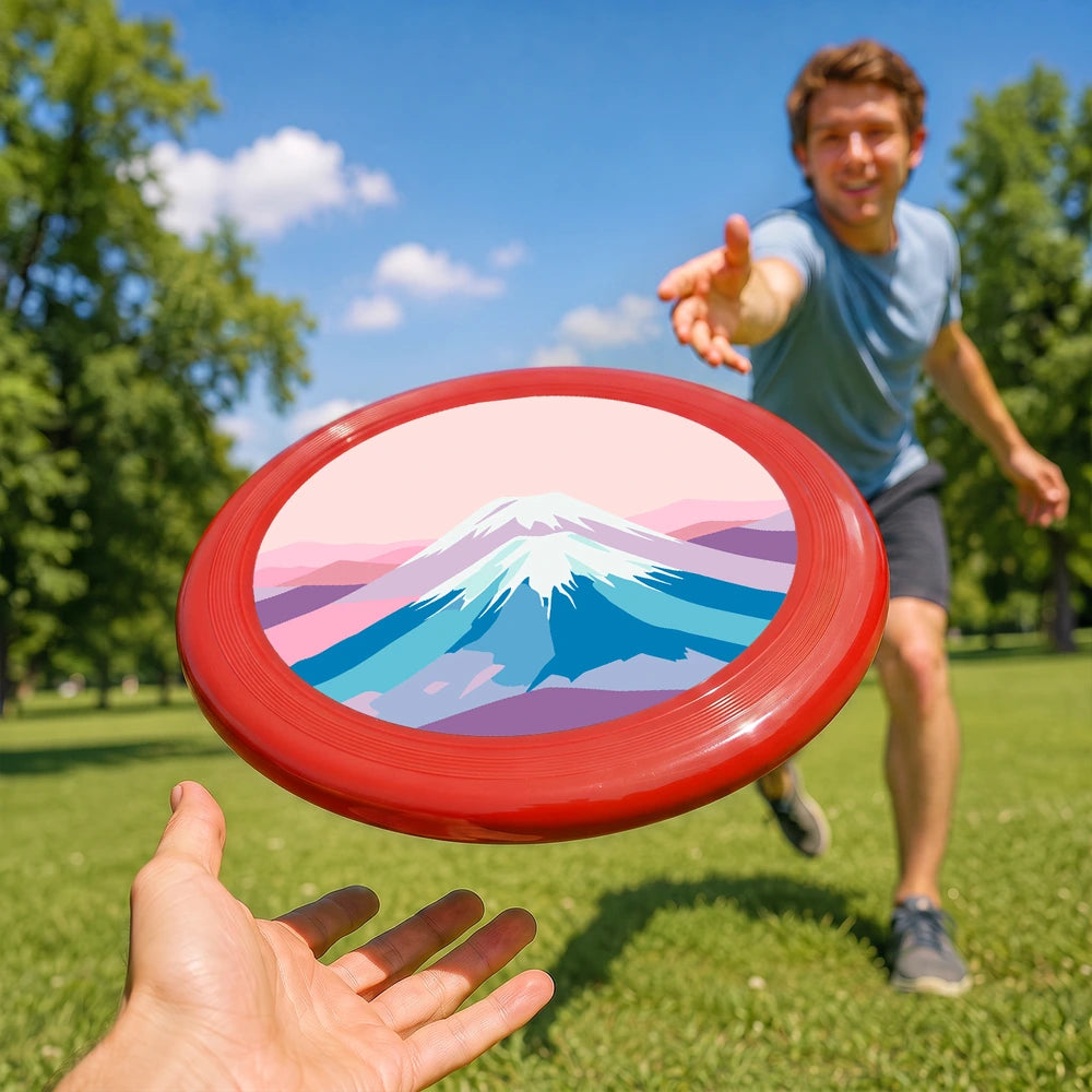 
Paint by Numbers - Frisbee | Pastel Mount Fuji
