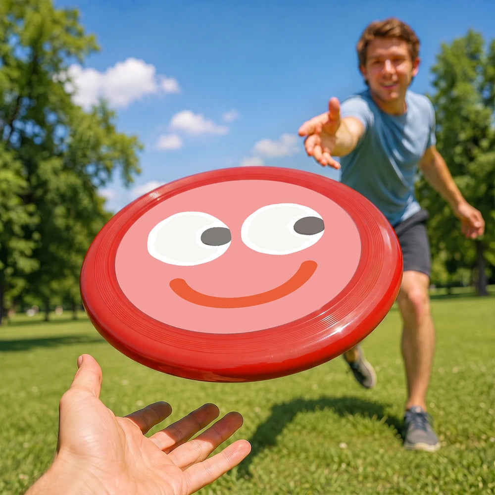 Paint by Numbers - Frisbee | Pink Smiley Face