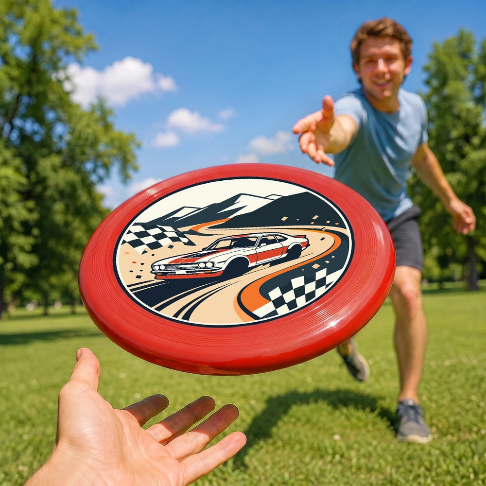 Paint by Numbers - Frisbee | Race Car on the Track