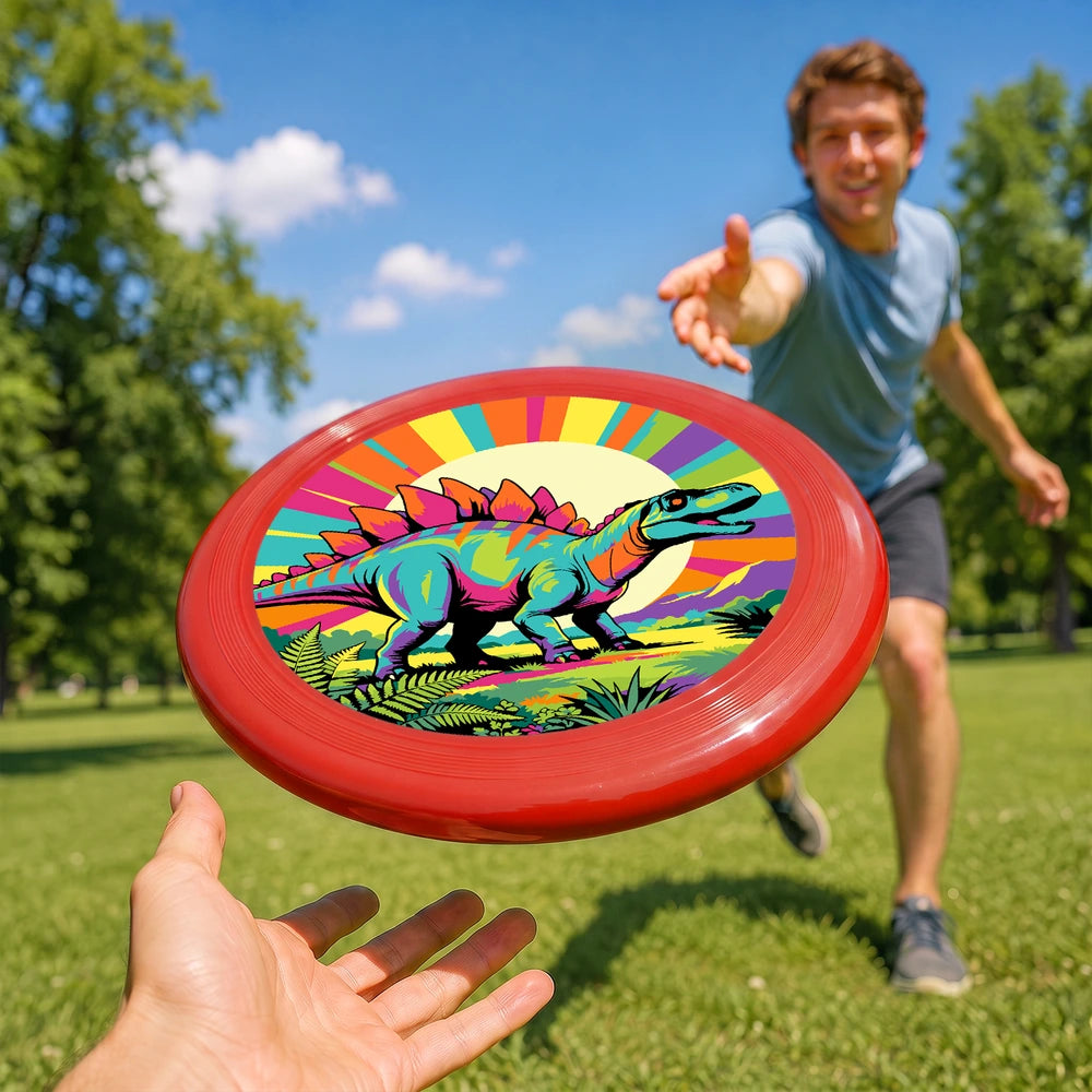 
Paint by Numbers - Frisbee | Rainbow Stegosaurus