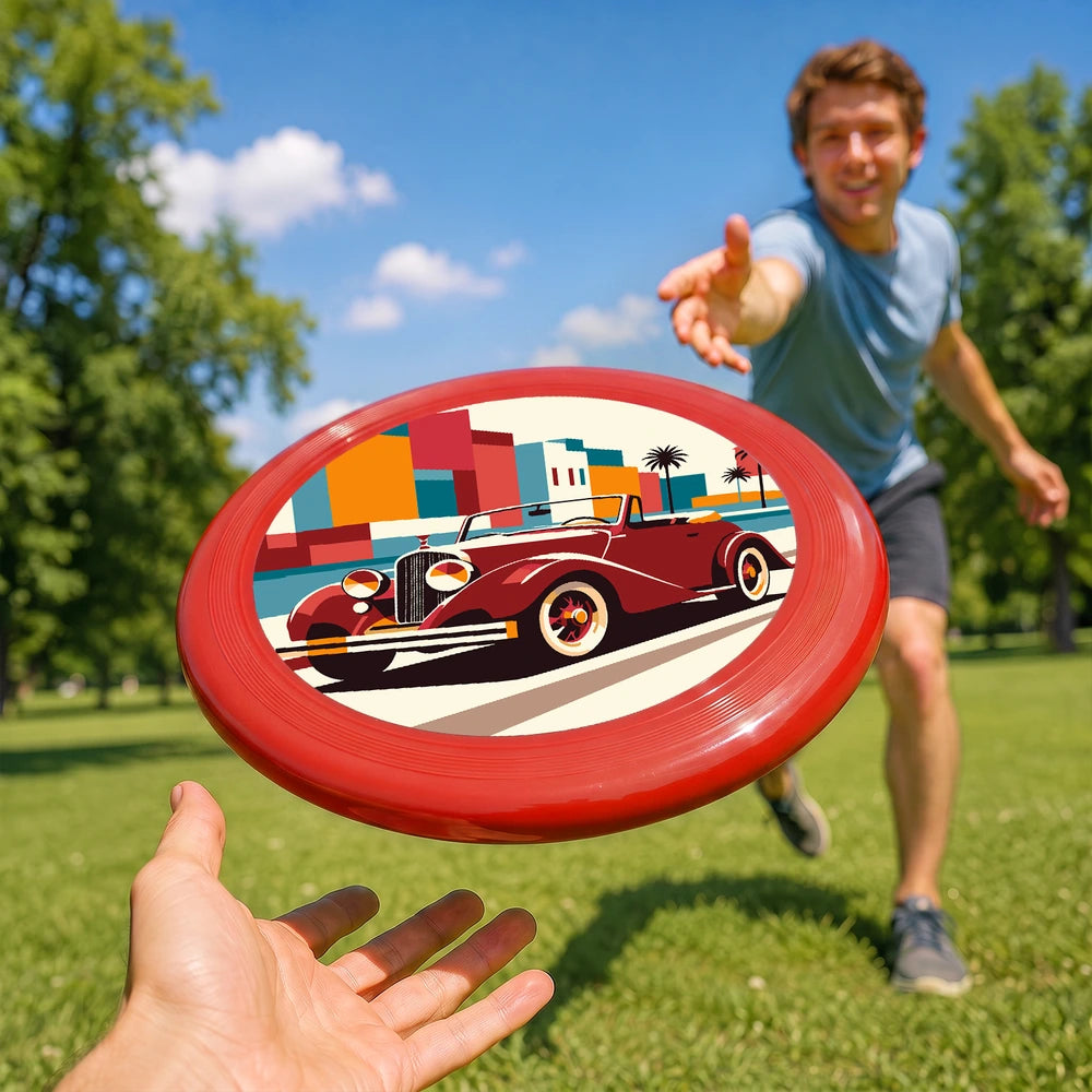 Paint by Numbers - Frisbee | Red Vintage Car