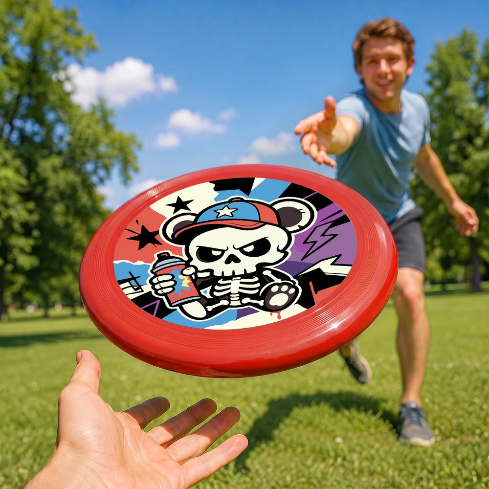 Paint by Numbers - Frisbee | Skater Skeleton