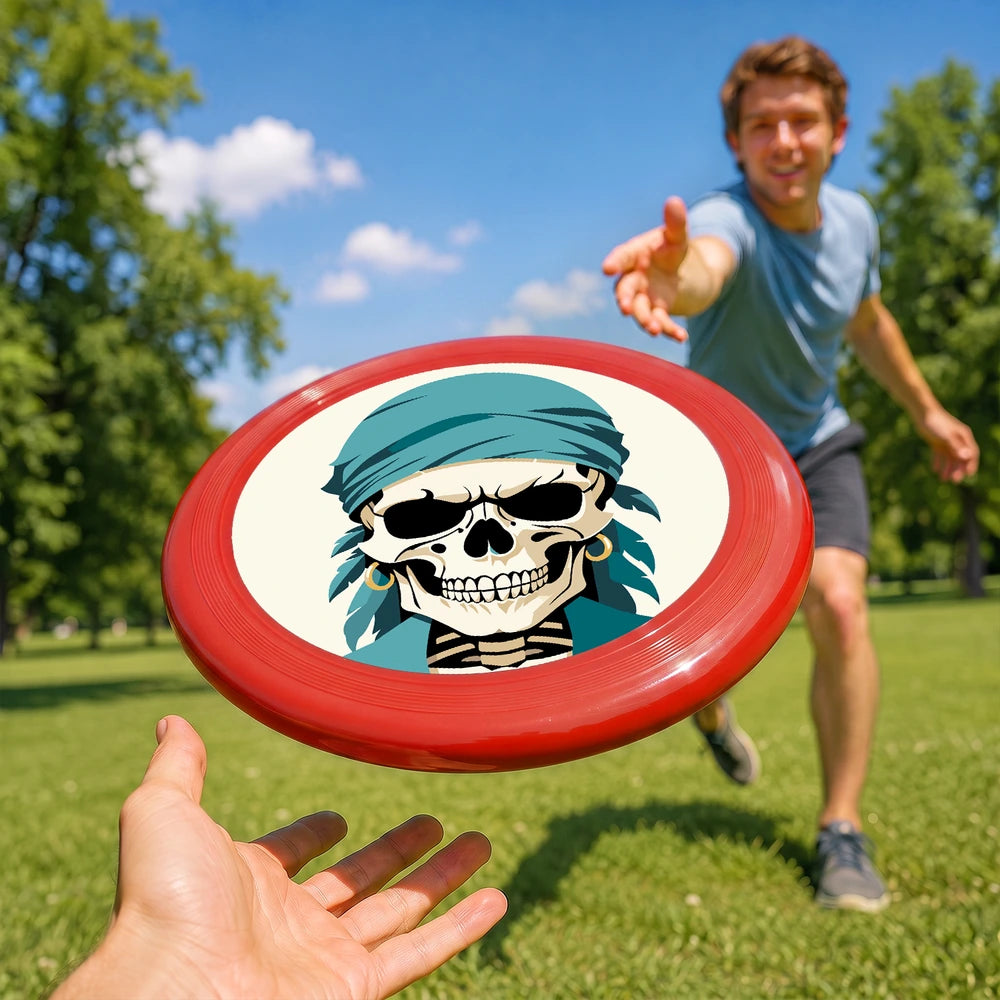 Paint by Numbers - Frisbee | Skull in a Teal Bandana