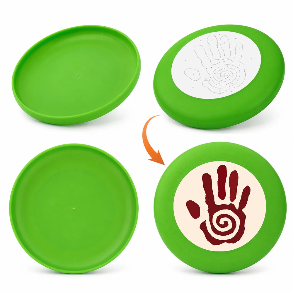 
Paint by Numbers - Frisbee | Spiral Hand Symbol
