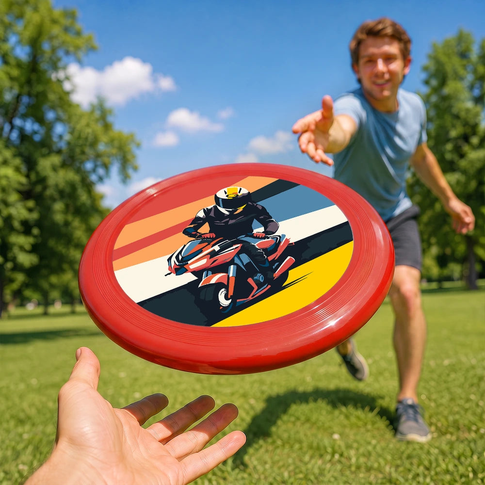 
Paint by Numbers - Frisbee | Sunset Motorcycle Rider