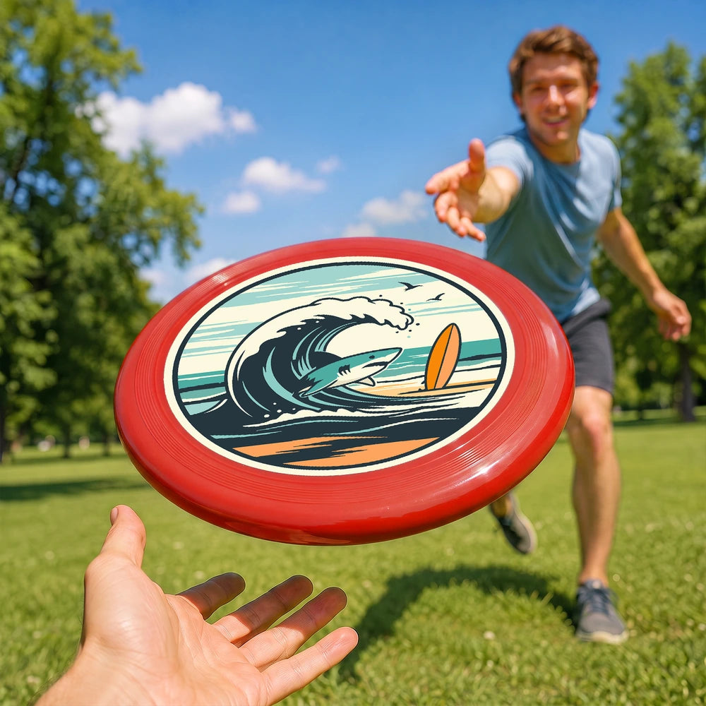 Paint by Numbers - Frisbee | Wave and Surfboard