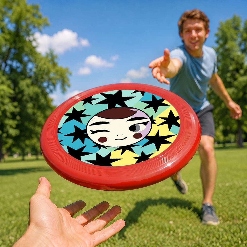 Paint by Numbers - Frisbee | Winking Girl with Stars