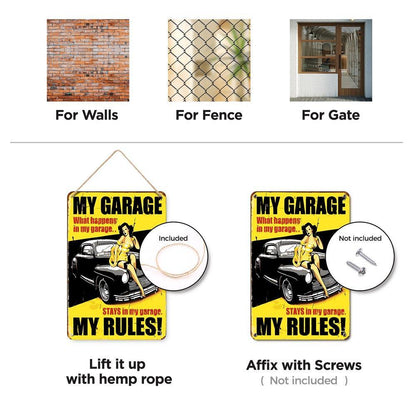 Paint by Numbers – Vintage Metal Garage Art | My Garage, My Rules