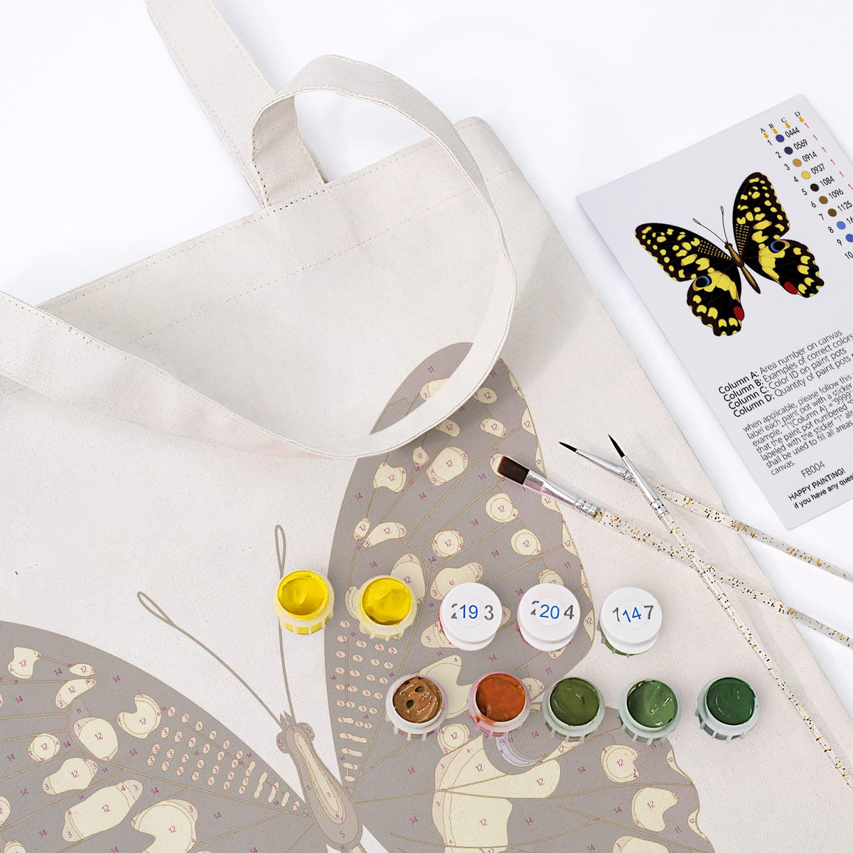 
Paint by Numbers – DIY Totebag | Monarch Noir