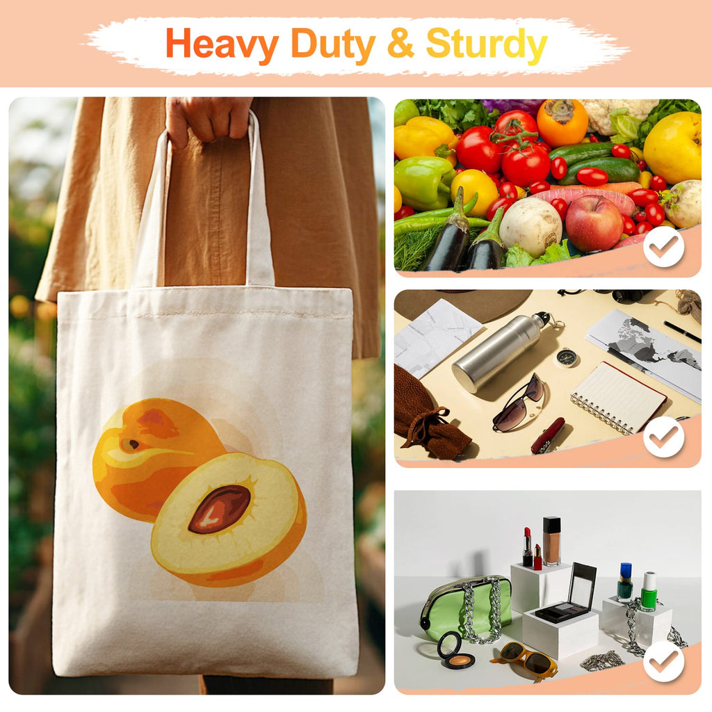 Paint by Numbers - DIY Totebag | Peach Delight
