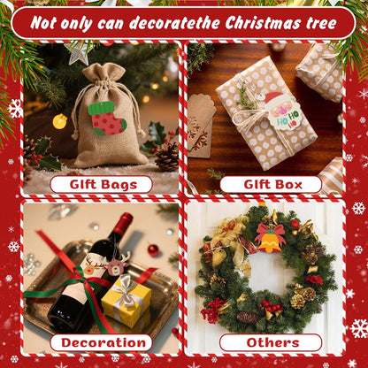 Paint by Numbers – 8 Christmas Ornaments – Reindeer, Penguin & Festive Friends Set