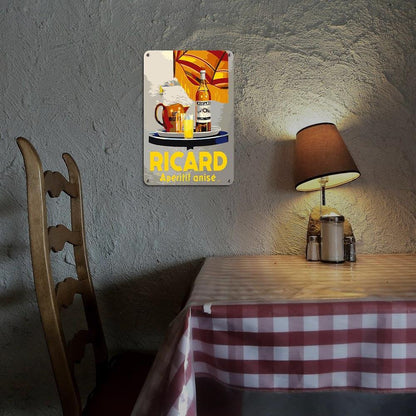 Paint by Numbers – Vintage Metal Bar Art | Ricard Apéritif