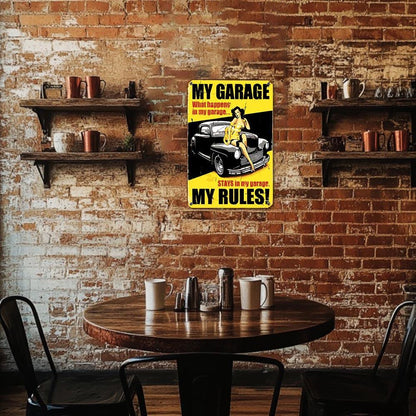 Paint by Numbers – Vintage Metal Garage Art | My Garage, My Rules