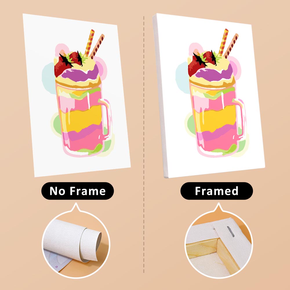 Paint by Numbers – 6 Mini Paintings | Milkshake Set 2