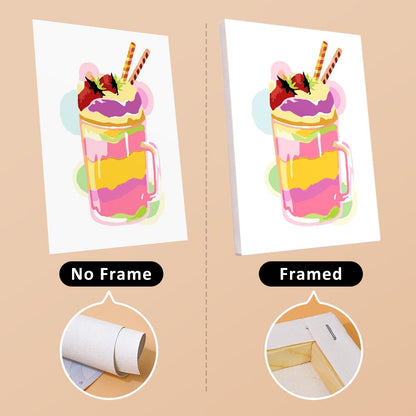 Paint by Numbers – 6 Mini Paintings | Milkshake Set 2