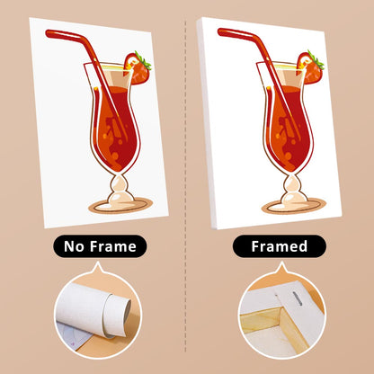 Paint by Numbers – 6 Mini Paintings | Exotic Cocktail Glasses Set