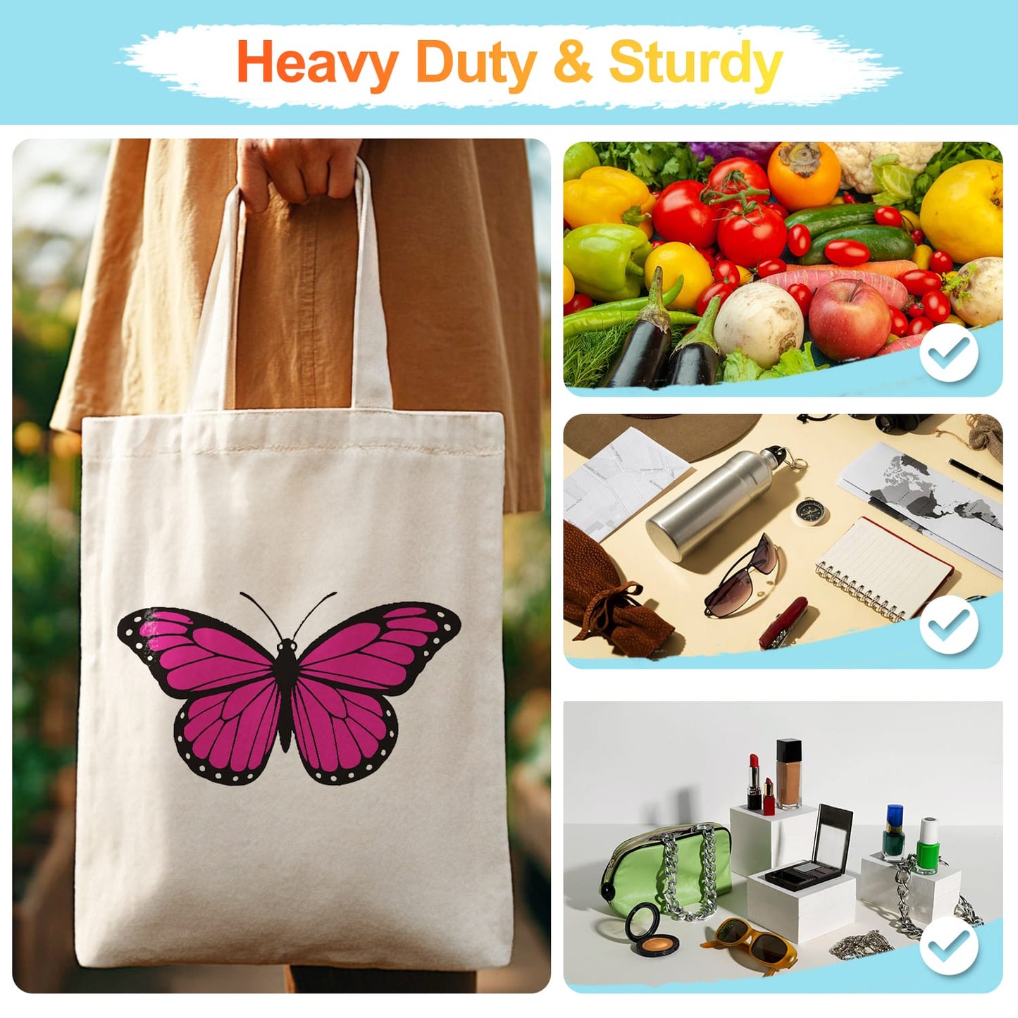Paint by Numbers – DIY Totebag | Butterfly Charm