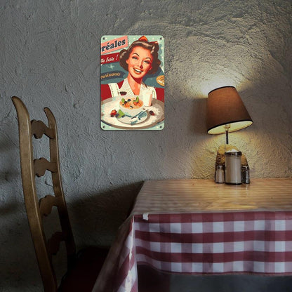 Paint by Numbers – Vintage Metal Bar Art | French Breakfast