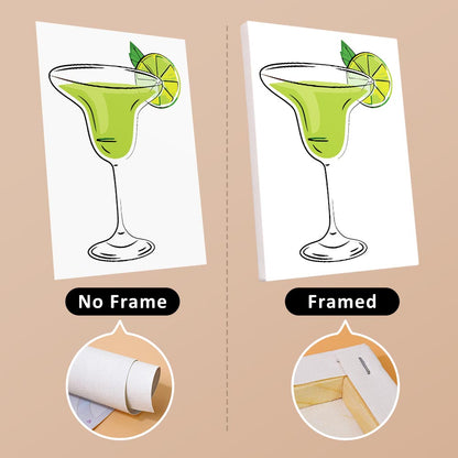 Paint by Numbers – 6 Mini Paintings | Classic Cocktail Glasses Set