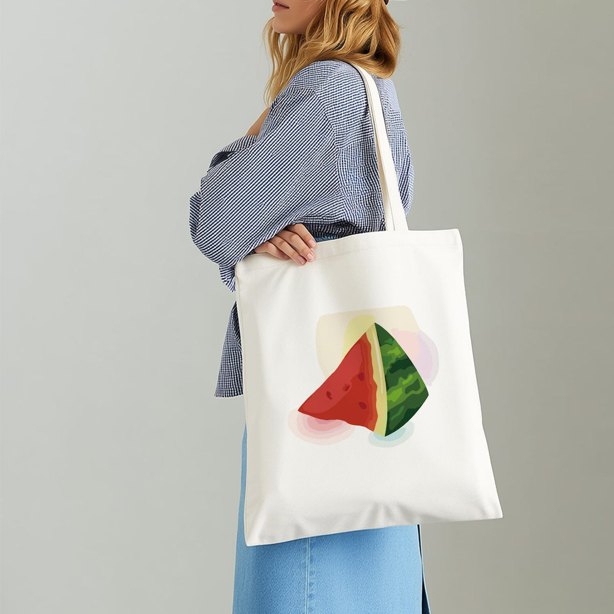 
Paint by Numbers - DIY Totebag | Watermelon Slice