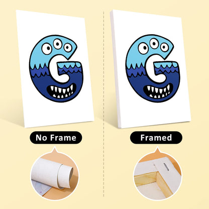Paint by Numbers – Alphabet Painting Kit | A to Z Monster Letters