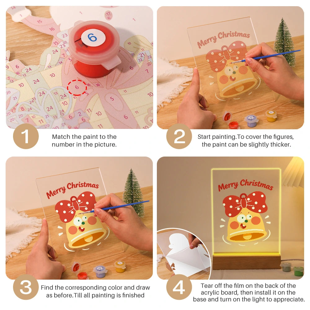 
Paint by Numbers - Christmas Light | Swinging Christmas Bell